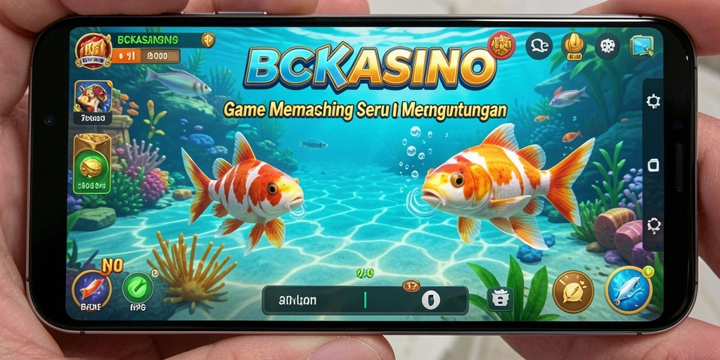 Tampilan menakjubkan dari gameplay memancing yang adiktif di BCKASINO.