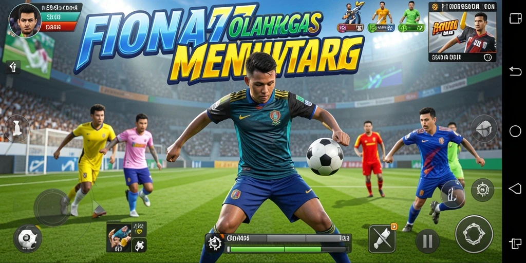 Screenshot FIONA77 menampilkan aksi seru dalam permainan olahraga.