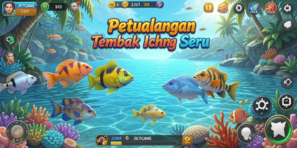 Tampilan gameplay JKTGAME yang seru dan penuh warna.