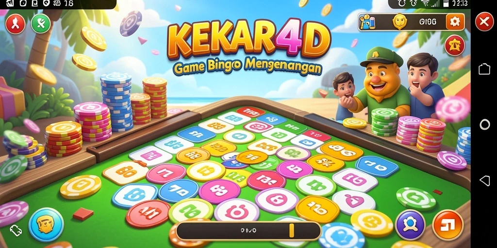 Tampilan gameplay seru Bingo di KEKAR4D.