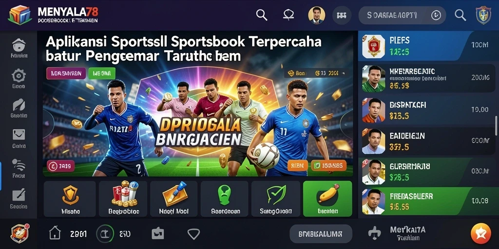 Tampilan screenshot dari gameplay taruhan Sportsbook di MENYALA78.